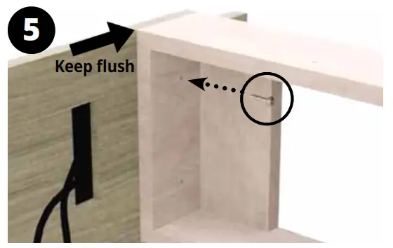 MODERN FLAMES ALLWOOD Fireplace Wall System - Assembly4