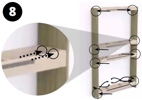 MODERN FLAMES ALLWOOD Fireplace Wall System - Assembly7