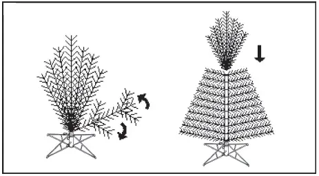 glitzhome-2014600100-9ft-Silver-Tinsel-Artificial-Christmas-Tree-FIG-9