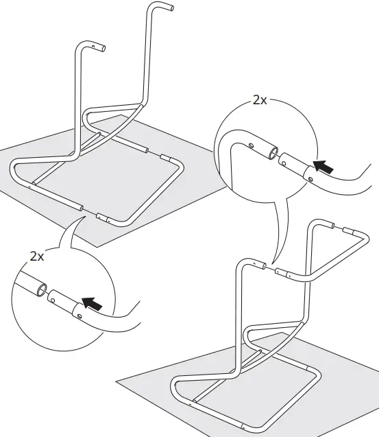 IKEA OBEGRANSAD NSAD Armchair B3b