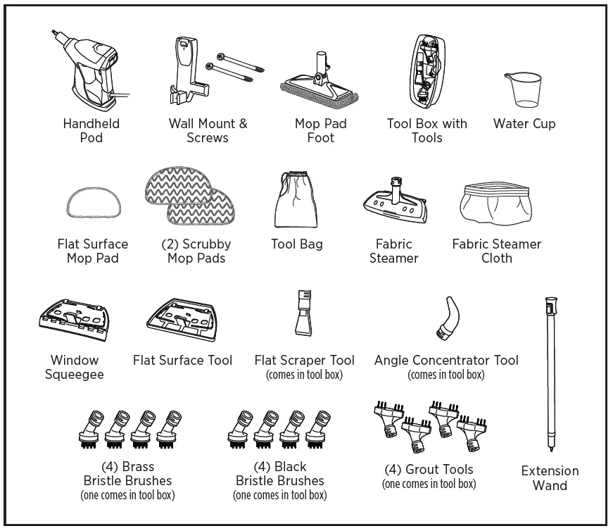 BISSELL 2685 Series Power Steamer Heavy Duty Steam Mop 1