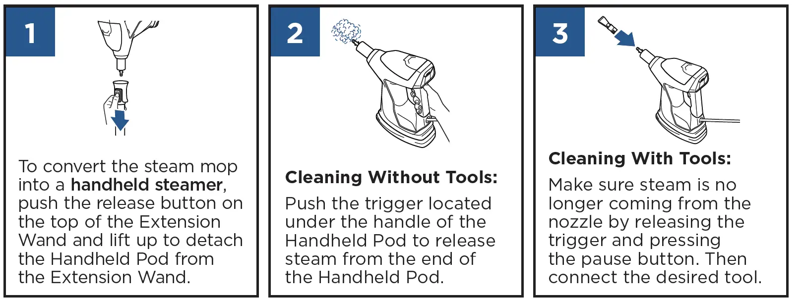 BISSELL 2685 Series Power Steamer Heavy Duty Steam Mop 11