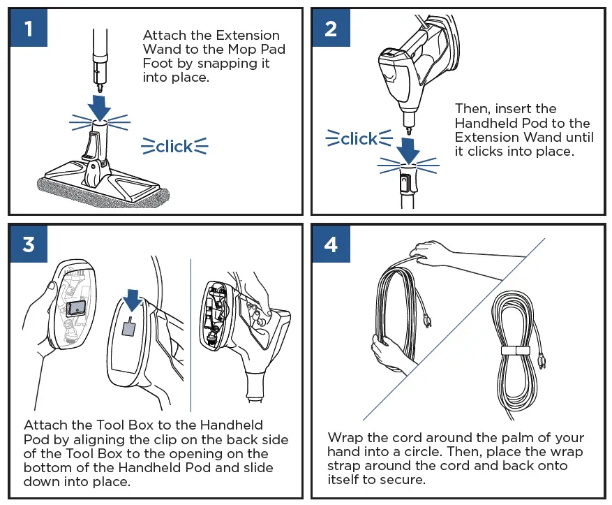 BISSELL 2685 Series Power Steamer Heavy Duty Steam Mop 3