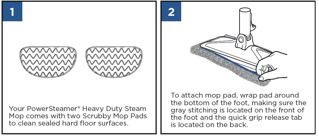 BISSELL 2685 Series Power Steamer Heavy Duty Steam Mop 5
