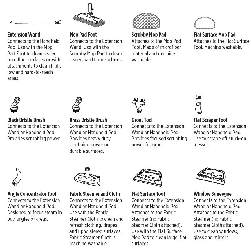 BISSELL 2685 Series Power Steamer Heavy Duty Steam Mop 9