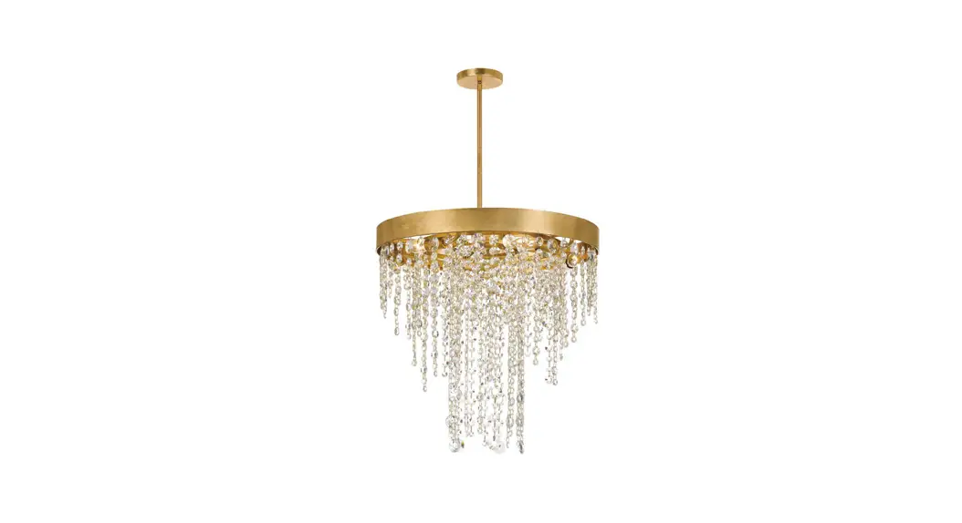 Crystorama Win-615-ga-cl-mwp Winham Five Light Chandelier In Antique Gold Instruction Manual