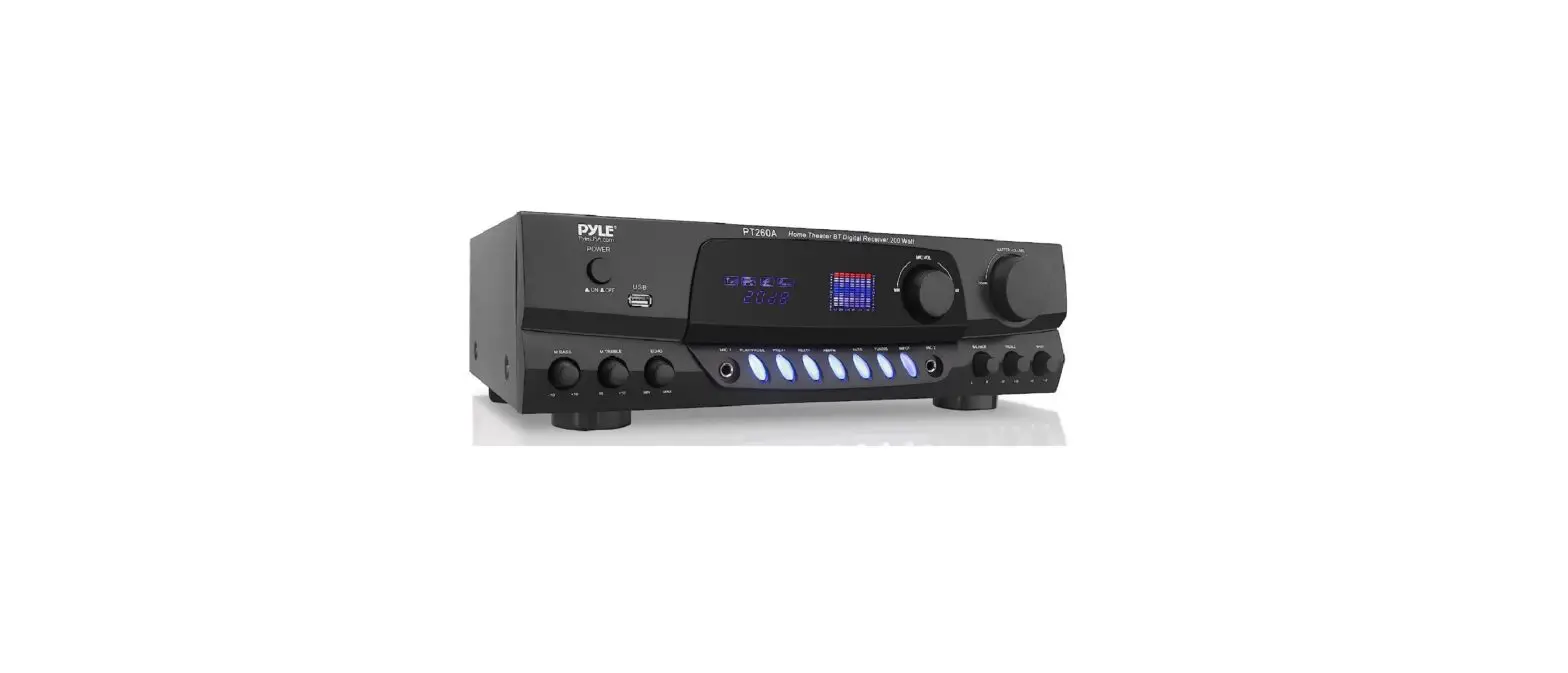 Pyle Pt260a Digital Am/fm Stereo Receiver Operating Manual
