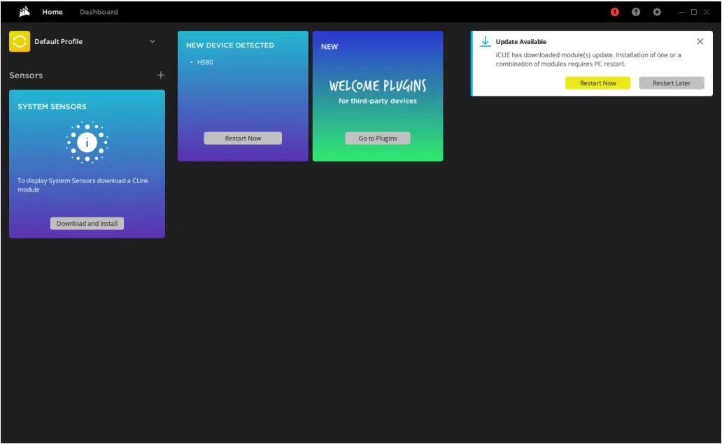 iCUE Software Release Notes - partners that share