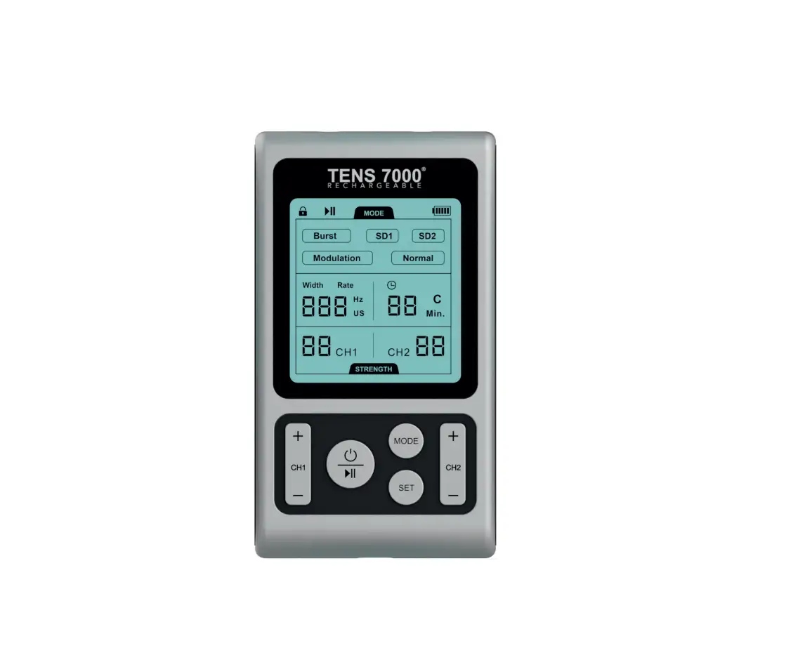 Compass Health Tens 7000 Rechargeable Tens Unit Device User Manual