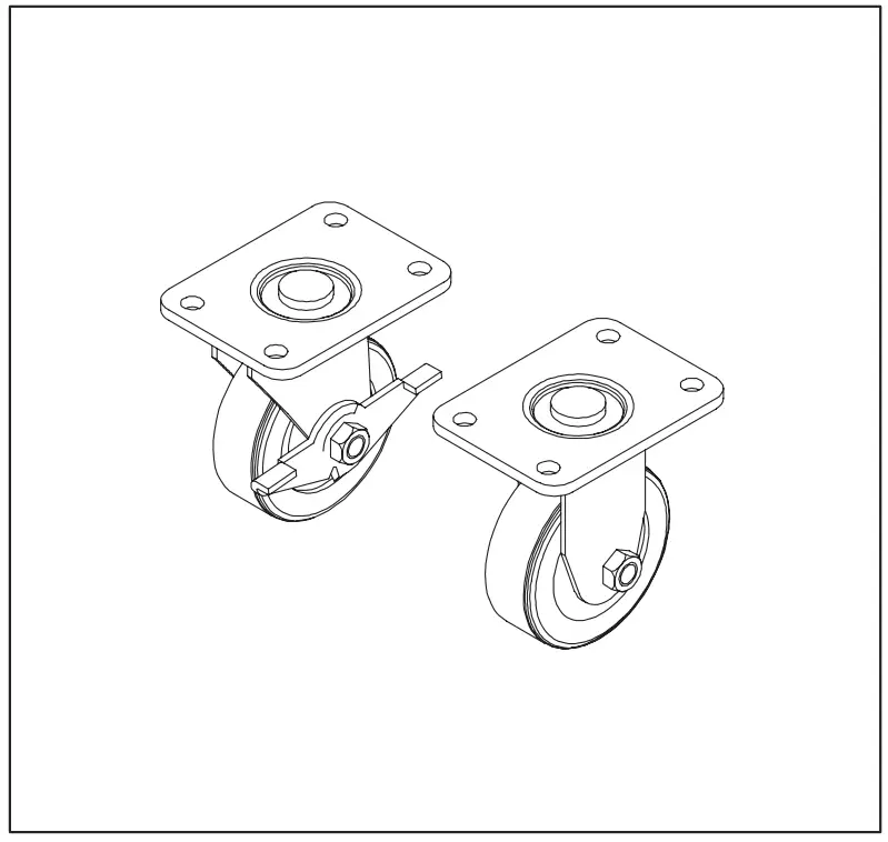 nVent HOFFMAN 87568820 Caster Kit