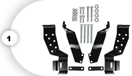 DK2 Rampage II 82 in. x 19 in. Snow Plow for Trucks - fig 1