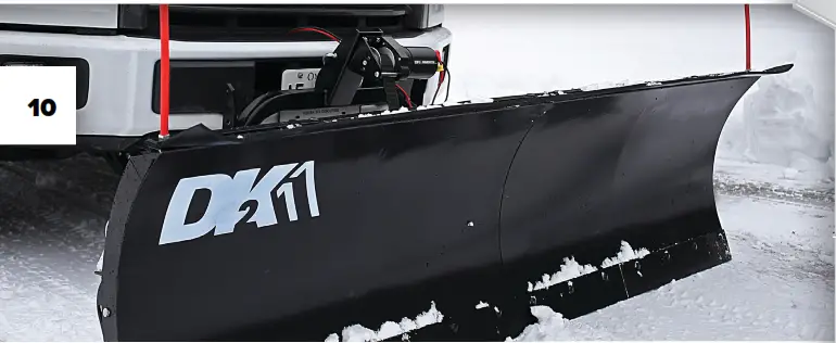 DK2 Rampage II 82 in. x 19 in. Snow Plow for Trucks