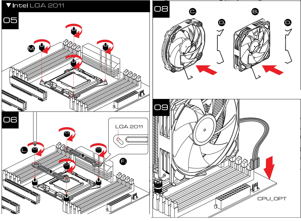 GAMDIAS BOREAS P1 Gaming Cpu Air Cooler - lga