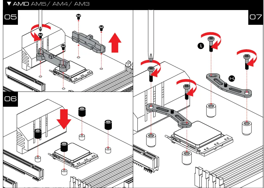 GAMDIAS BOREAS P1 Gaming Cpu Air Cooler - package 6