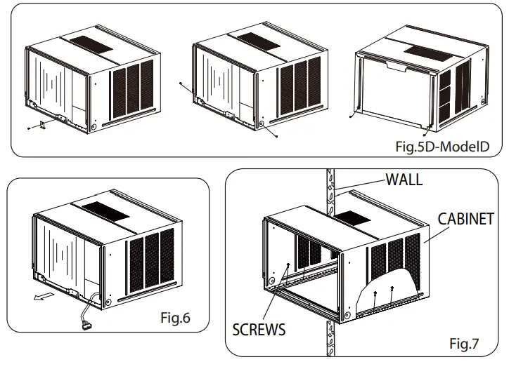 koppel KV0912WR-ARF31A Window Type Room Air Conditioner - cabinet