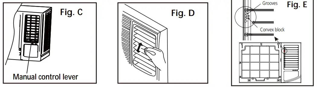 koppel KV0912WR-ARF31A Window Type Room Air Conditioner - control 2
