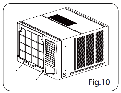 koppel KV0912WR-ARF31A Window Type Room Air Conditioner - frame