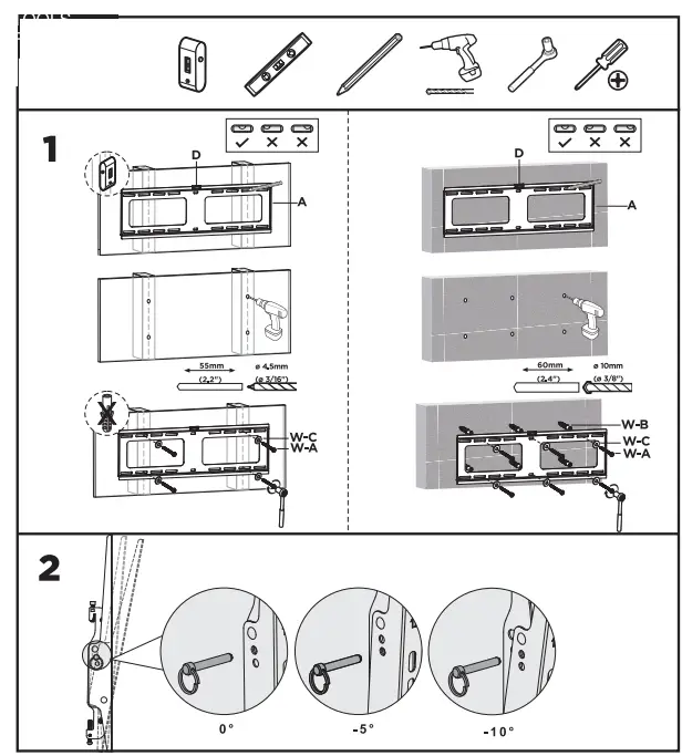 LASER-TVB-LUP38-6T-Tilt-TV-Wall-Mount-FIG-3