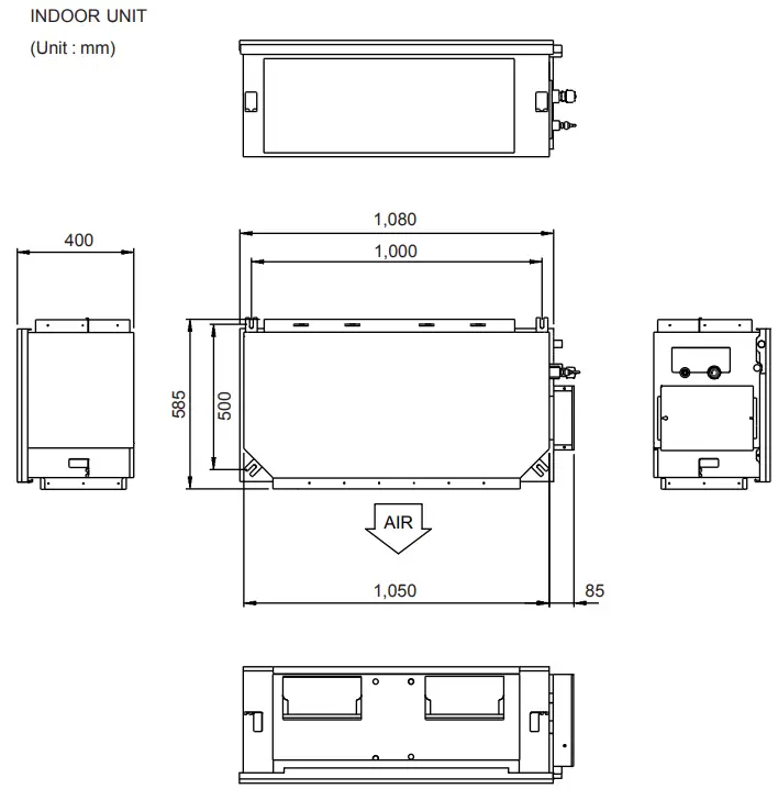 FUJITSU-ARYC45LCTU-Split-Type-Air-Conditioner-Duct-Type-fig-1