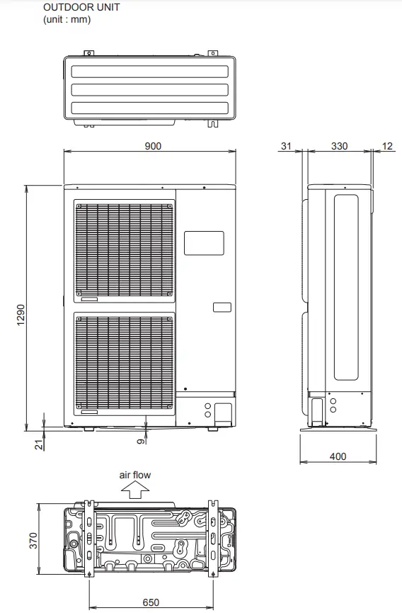 FUJITSU-ARYC45LCTU-Split-Type-Air-Conditioner-Duct-Type-fig-2