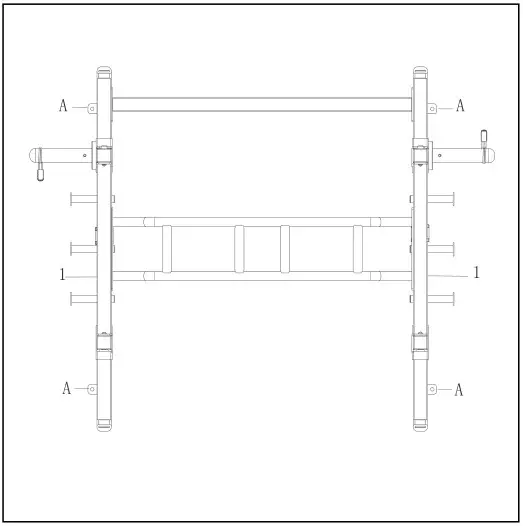 SUNNY SF-XF9925 Power Zone Strength Rack Power Cage Squat Rack - STEP 6