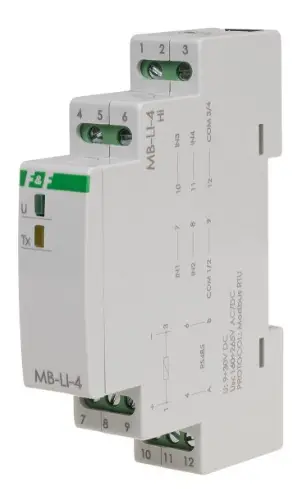 F F MB-LI-4 Lo 4-channel Pulse Counter