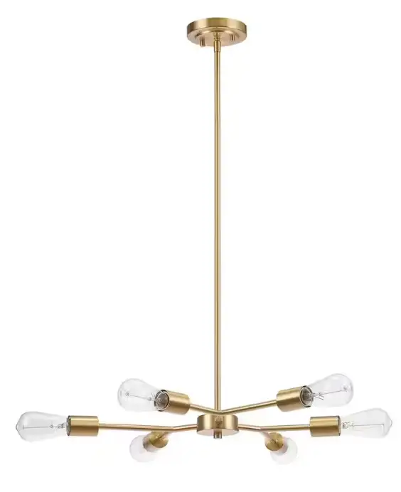 globe-91002871-6-Light-Matte-Brass-Chandelier-product-image