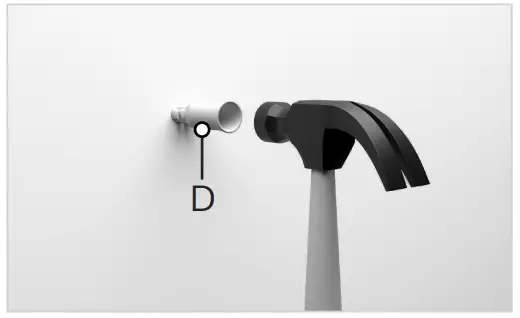 THE HOME DEPOT MH-MR-22016 Grendon Round Metal Champagne Gold Accent Mirror - step 3