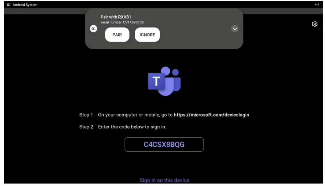 audiocodes RX PAD Meeting Room Controller - screws2