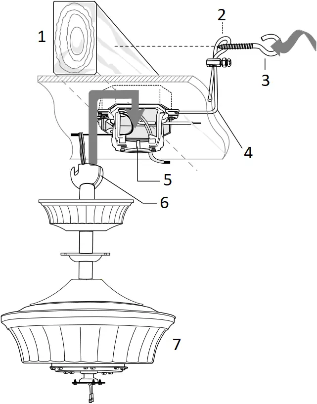 CRAFTMADE DCEP70 - Fan Assembly 5
