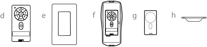 CRAFTMADE DCEP70 - Parts Inventory 2