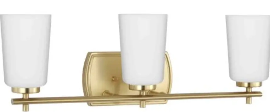 PROGRESS-LIGHTING-P300467-012-Adley-3-Light 23 inch-Satin-Brass-Bath-Vanity-Light-PRODUCT-IMAGE