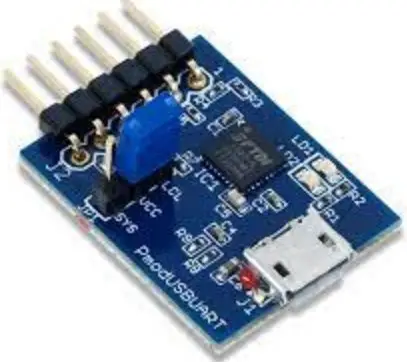DIGILENT PmodUSBUART USB to UART Serial Converter Module