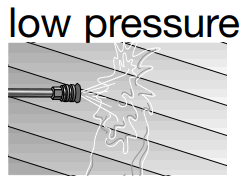 SIMPSON CM61083 Clean Machine 3400 PSI Gas Pressure Washer - SPRAY PATTERN 4