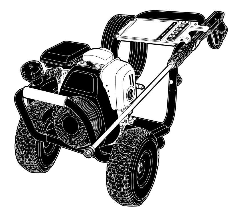 SIMPSON CM61083 Clean Machine 3400 PSI Gas Pressure Washer