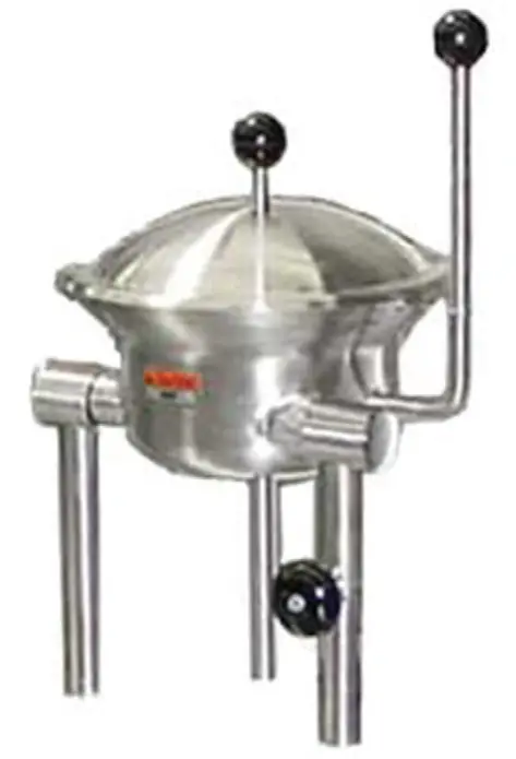 CROWN TOC-2 Direct Steam Table Mounted Jacketed Oyster Cooker