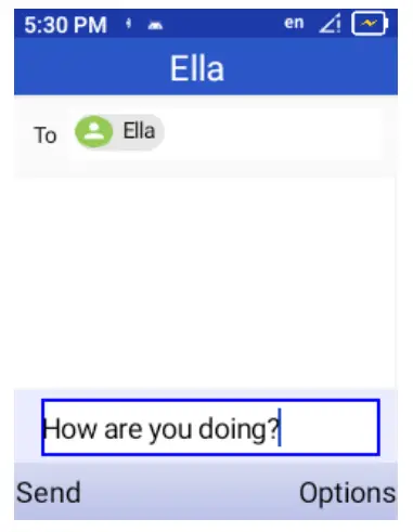 Sending a Text Message