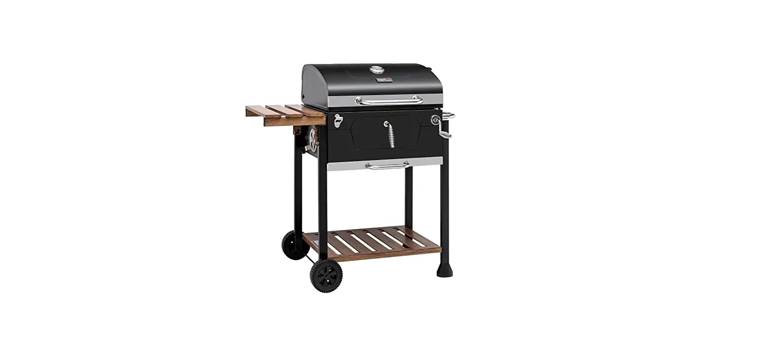 Royal Gourmet Cd1824m 24 Inch Charcoal Grill Bbq Smoker With Handle And Folding Table Instruction Manual