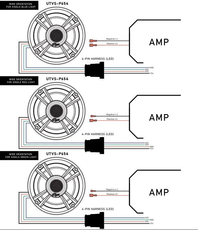 UTV Stereo Pro Series 6.5 Inch Performance Speakers - picture 14