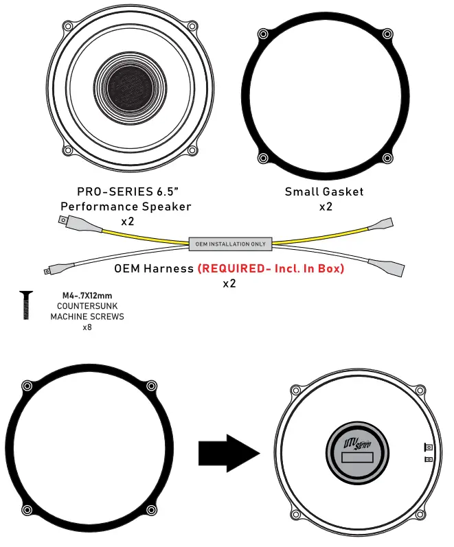UTV Stereo Pro Series 6.5 Inch Performance Speakers - picture 5