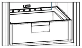 HEINNER HCNF-V291E Combi Fridge - compartment