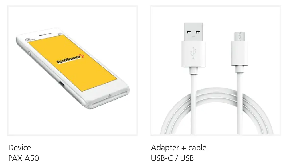 PostFinance PAX A50 Modern All-Round Terminal 3