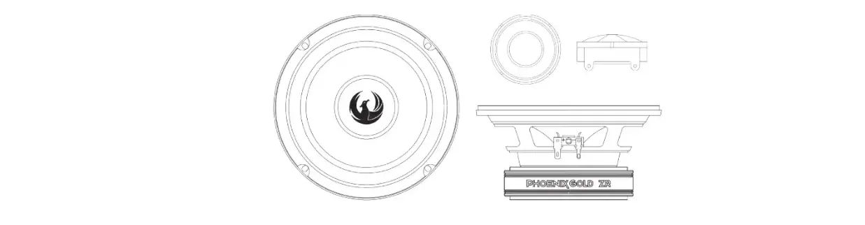 Phoenix Gold Zr65cs 6.5 Inch 165mm 2 Way Component Speaker Kit Instructions Phoenix Gold Zr65cs 6.5 Inch 165mm 2 Way Component Speaker Kit Instructions