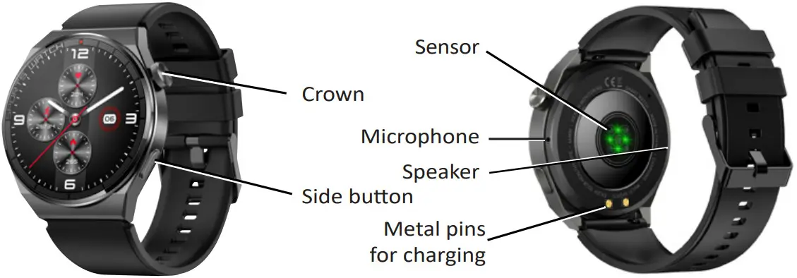 trevi T Fit 300 Smartwatch with Bluetooth Call Function - Product description