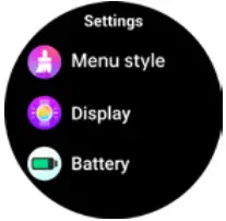 trevi T Fit 300 Smartwatch with Bluetooth Call Function - SETTINGS