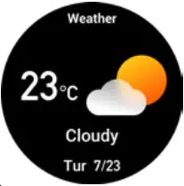 trevi T Fit 300 Smartwatch with Bluetooth Call Function - WEATHER