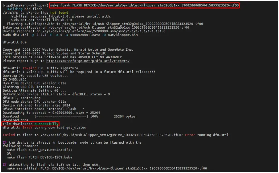 Update Using SD Card