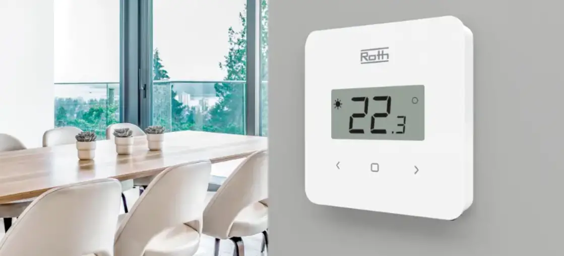 Roth Touchline Sl Wireless Heat Control Thermostat Instruction Manual