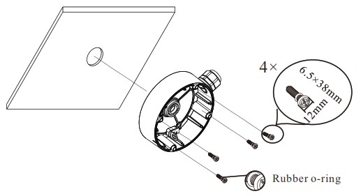 speco technologies O8FT1M Megapixel Network IR Outdoor Dome Camera - Installation 2