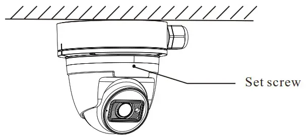 speco technologies O8FT1M Megapixel Network IR Outdoor Dome Camera - Installation 6